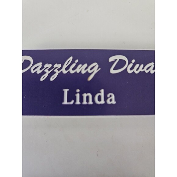 Vintage LINDA name Tag Costume Halloween - Picture 3 of 6